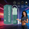 BPA Free Innovation 680ml/1000ml Double Wall Stainless Steel Thermos Flask Bottle Carbon Filter Water Bottle with Filter