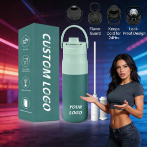 BPA Free Innovation 680ml/1000ml Double Wall Stainless Steel Thermos Flask Bottle Carbon Filter Water Bottle with Filter