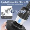 2026 High Output Shower Water Filter to Remove Chlorine Fluoride and Other Impurities Improves Skin Condition Protects Hair